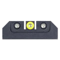 Night Fision Tritium Night Sight Set for Taurus G2C/G2/G3/TX22 - Yellow Front Ring, Black Rear Rings