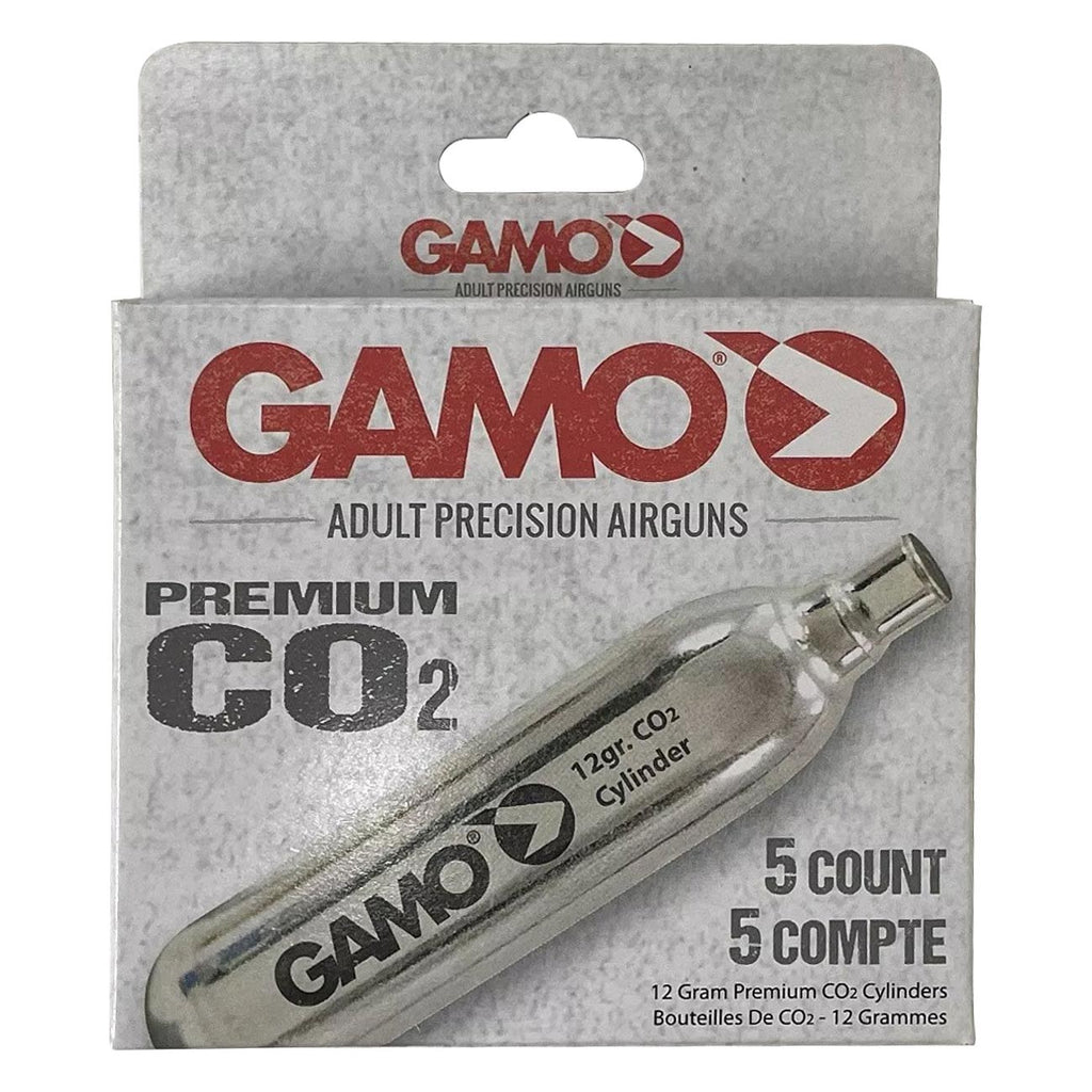 GAMO 12-Gram Replacement CO2 Cylinders, 5-Pack