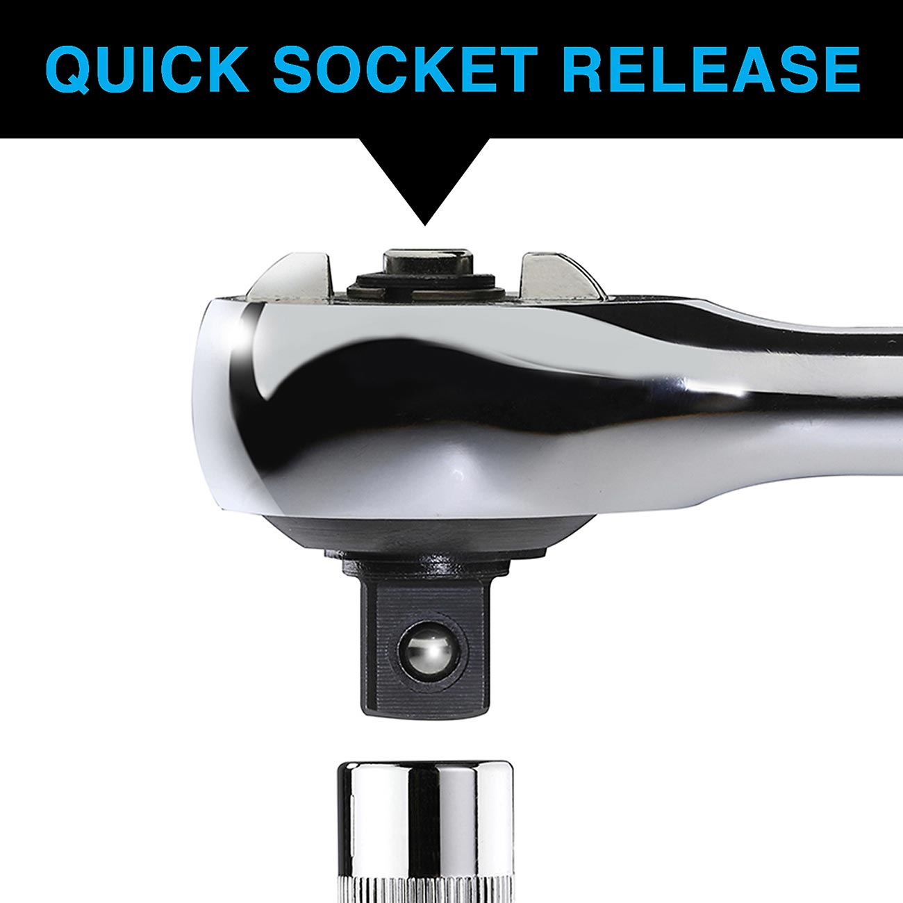 Zero Degree 38150 Ultra-Precise Gearless Ratchet – Nickel Plated High-Carbon Steel with ASME Certified Torque – Durable & Rust-Resistant – Perfect for Tight Spaces, 1/4" Drive