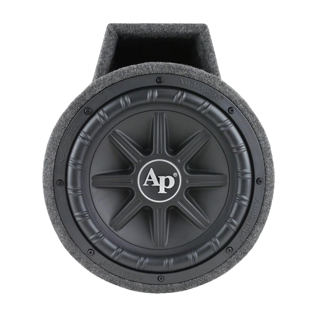 Audiopipe 10" Single Vented Loaded Tube 800 Watt Super Bass Combo Package - Tspx1050 In Tube / Apcle1002 / Bms1500x