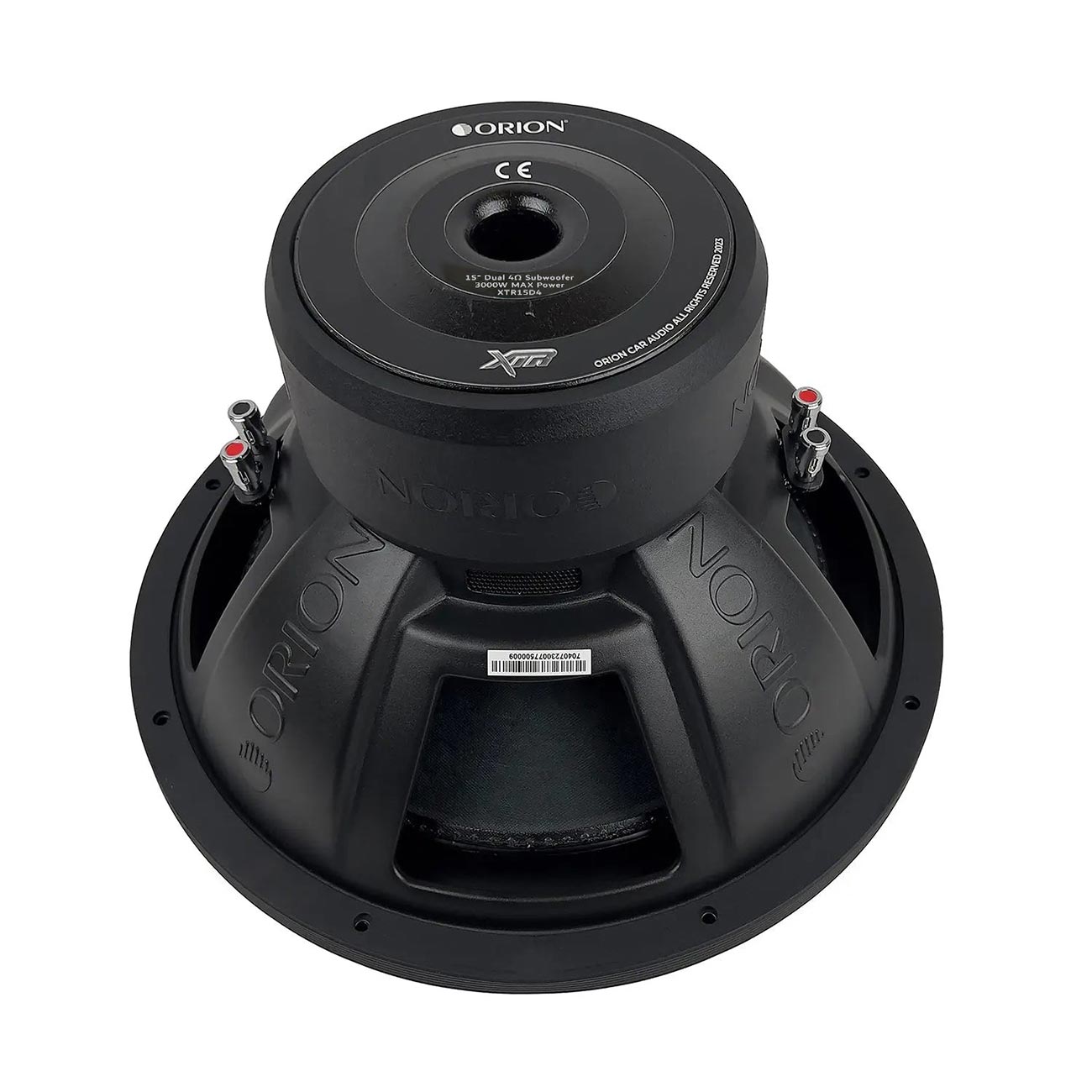 Orion XTR15D4 15″ Car Subwoofer – 750W RMS / 3000W Max, Dual 4 Ohm DVC High Performance Subwoofer