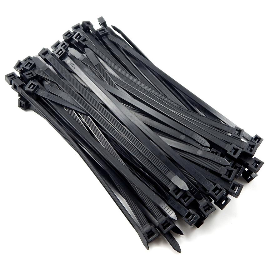 Audiopipe CT6BUV Wire Ties 6 Black Nippon 100 Pcs