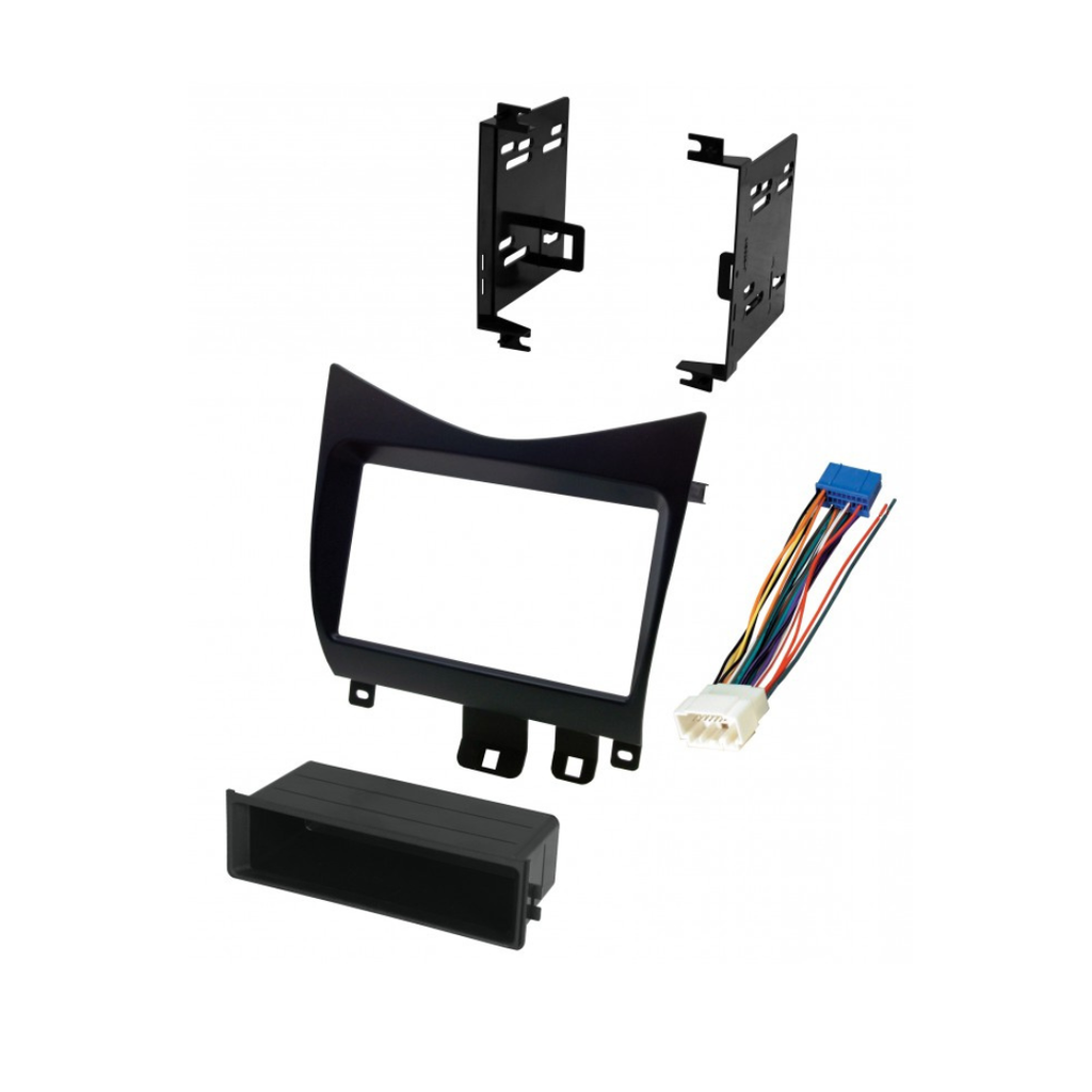 American International HONK825H Ai Installation Kit For 2003 - 2007 Honda Accord In Satin Black