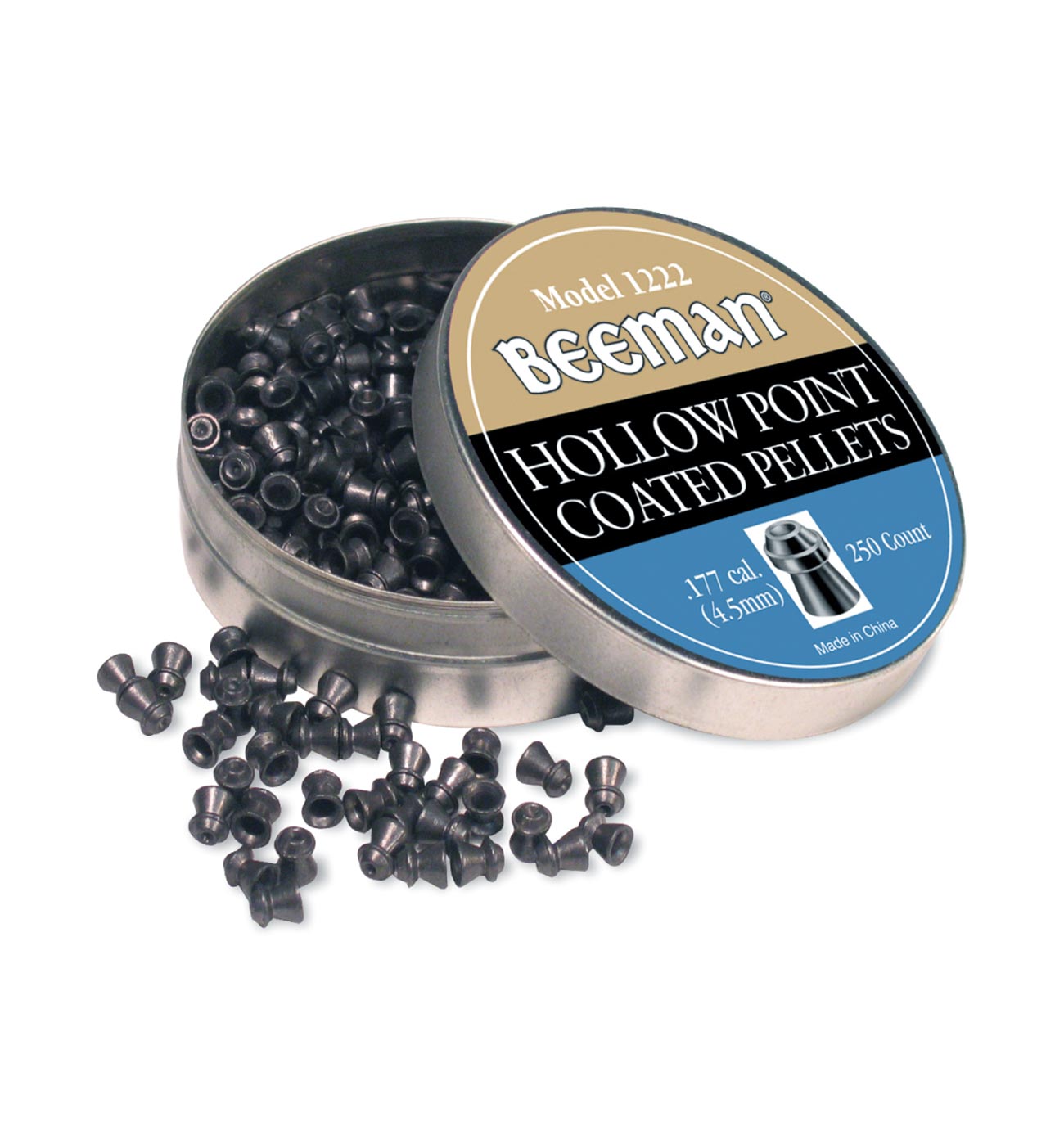 Beeman .177 Caliber Hollow Point Coated Pellets (Pack of 250)