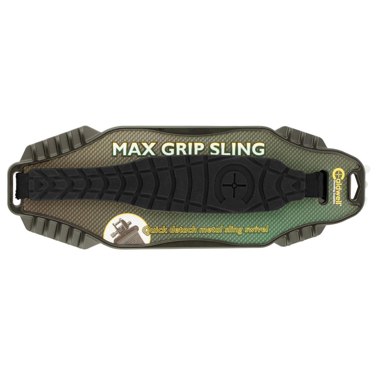 Caldwell Max Grip Sling with Adjustable Overmolded Strap for Shooting, Hunting and Range