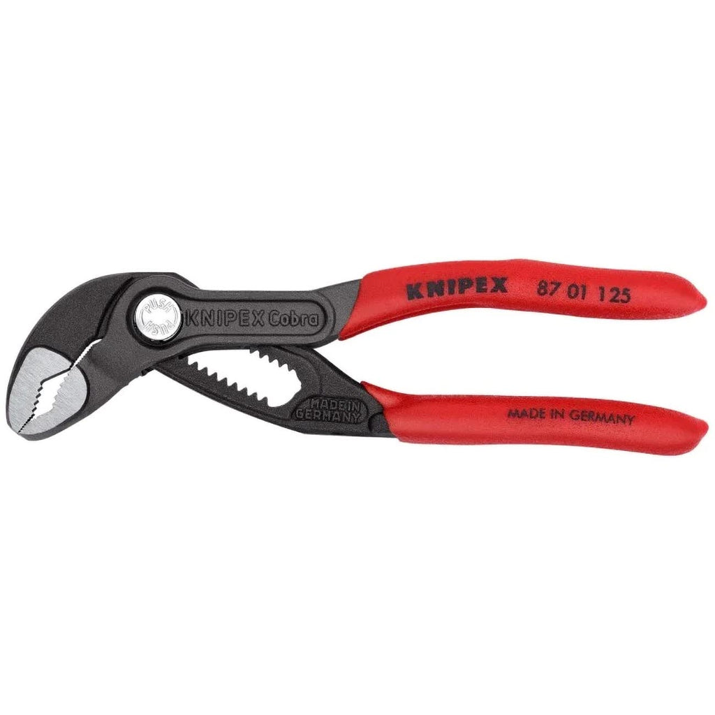 KNIPEX 5 Pc Pliers Cobra Set In Tool Roll, Black