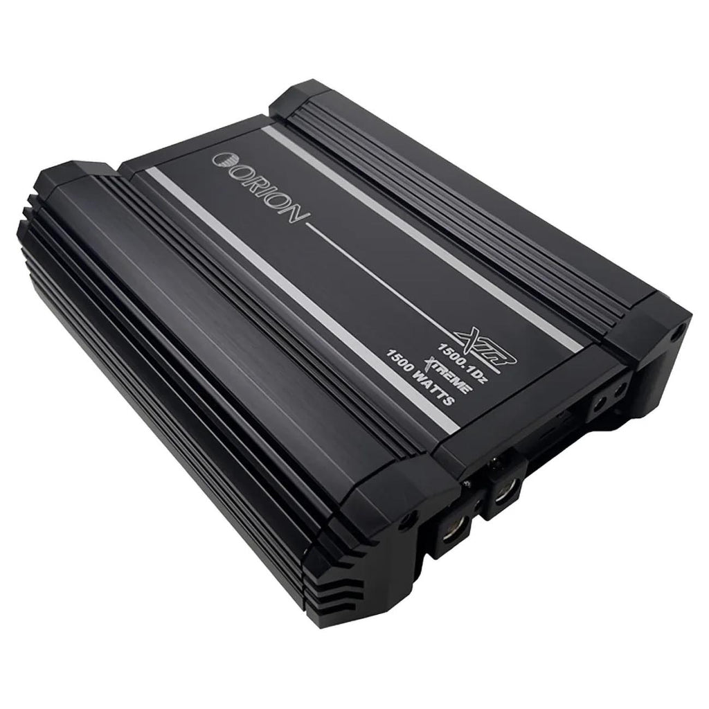 Orion XTR Series XTR1500.1DZ High Power Monoblock Class-D Car Amplifier - 1500W RMS, 1-Ohm Stable, Low-Pass Crossover, Bass Boost Control, MOSFET Power Supply, Bass Knob Included, Made in Korea