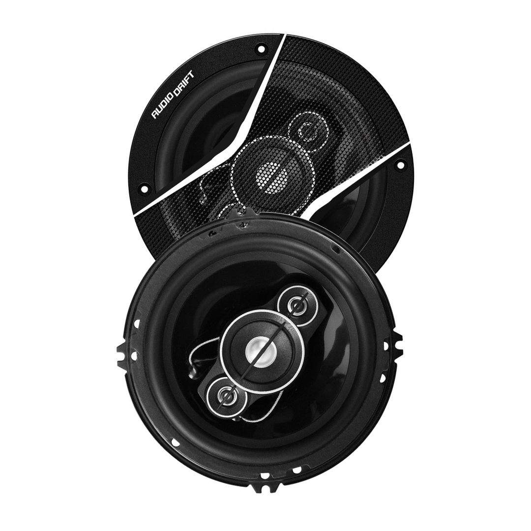 Audio Drift 6.5" 4-Way 4 Ohm 150W RMS 1" ASV Voice Coil Speakers Pair