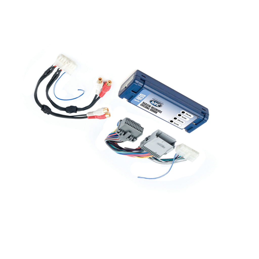 PAC AOEM-GM24 Amplifier Interface for 2000-2013 GM Vehicles with Bose – 4-Channel RCA Add-On Amp Integration