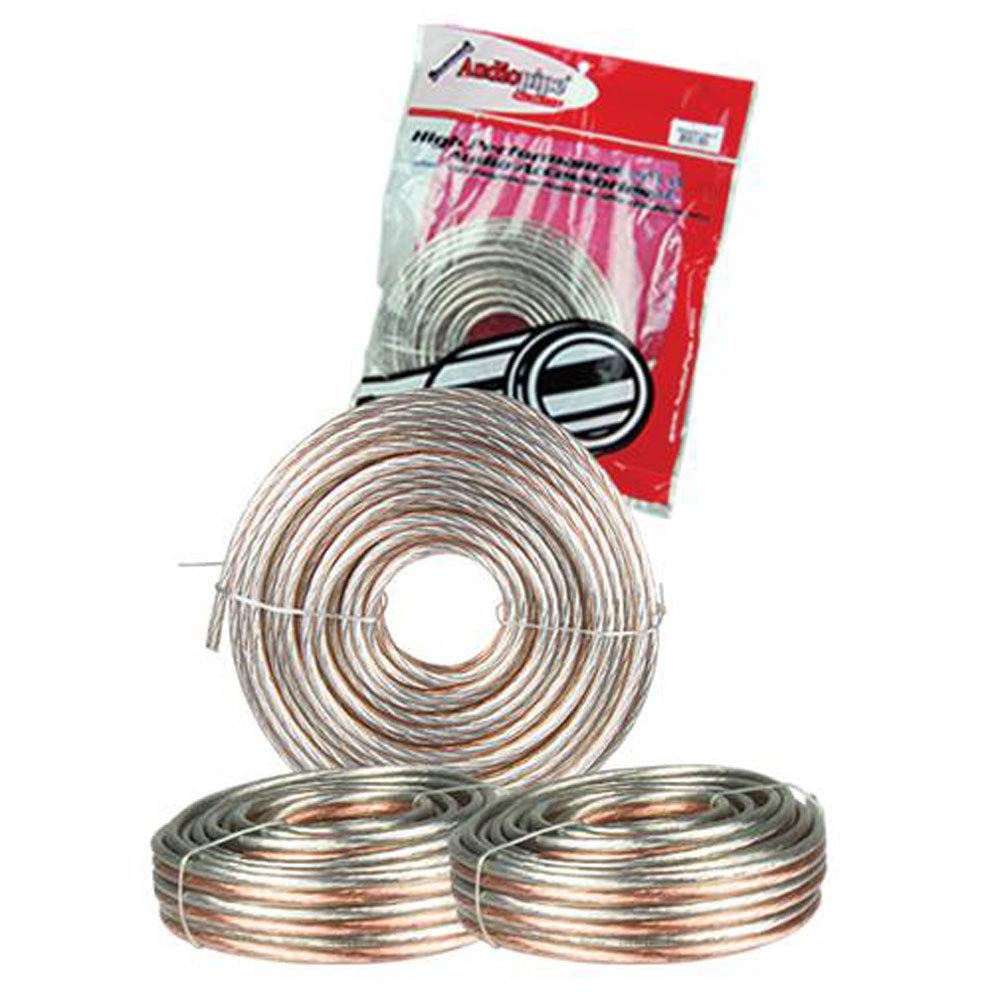 Audiopipe CABLE1025 10-Gauge 25 ft Speaker Wire – Clear Insulation, Car & Audio Cable