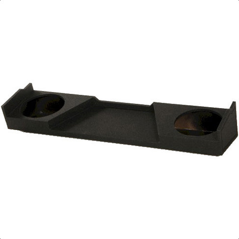 QPower QBGMC12 2007 HT QBomb Under Seat 12 Inch Subwoofer Enclosure Speaker Box with 5.5 Inch Mount for 2007 to 2013 GMC & Chevy Extended Cab Trucks