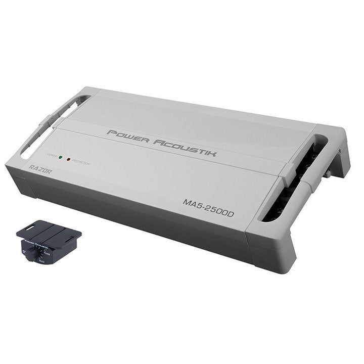Power Acoustik MA5-2500D 2100W Class D 5 Channel Marine Amplifier