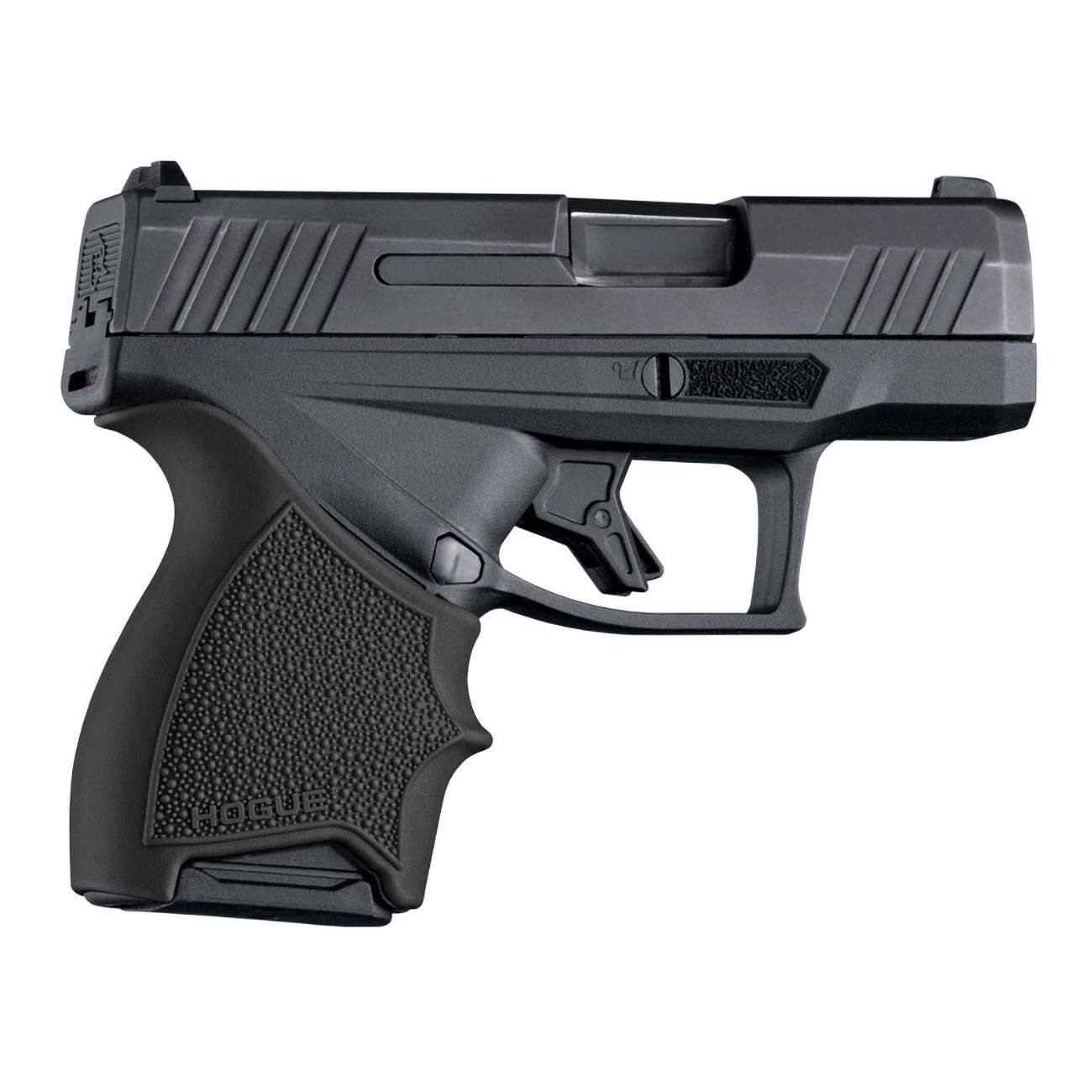 Hogue HandAll Beavertail Rubber Grip Sleeve for Taurus GX4, GX4XL, Black - 18720