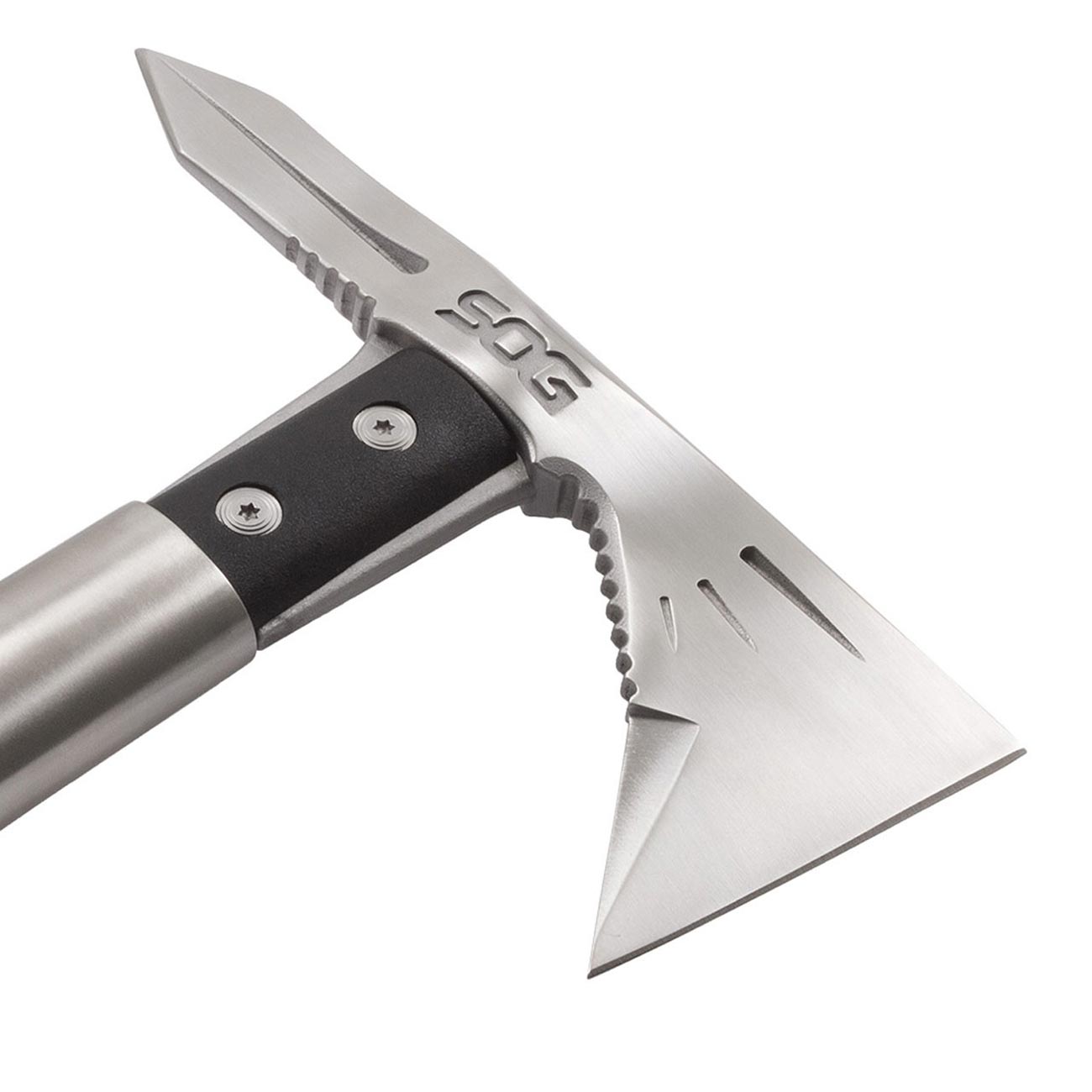 SOG Tomahawk Tactical Hatchet - Voodoo Hawk Mini Tactical Axe, Throwing Hatchet w/ 2.75 Inch Blade for Survival Sports and Camping Axes (F182N-CP)