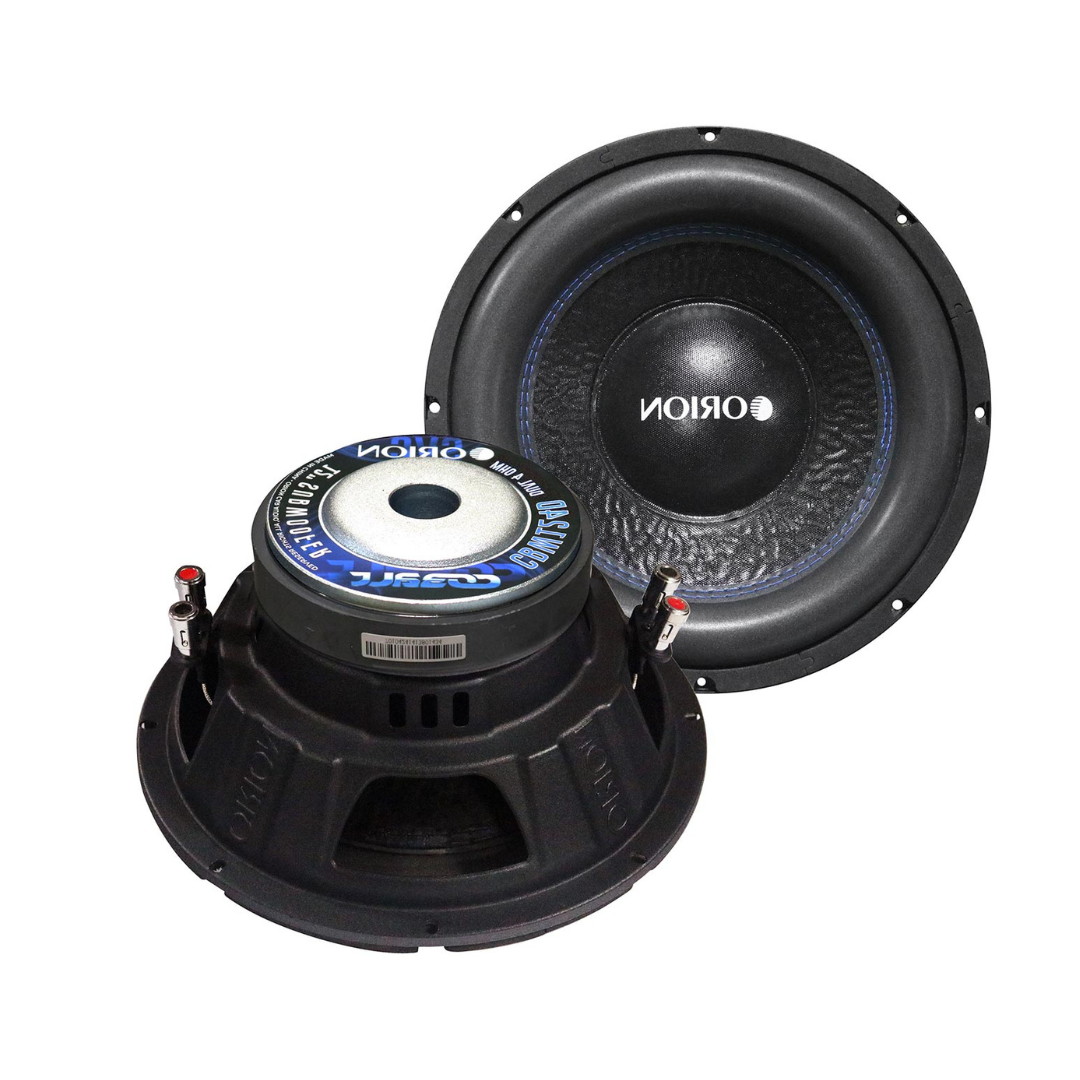ORION CBW124D Cobalt Series 12” Car Subwoofer, 1600W Max Power, 400W RMS, Dual 4 Ohm, 2” OFC Voice Coil, UV Coated Cone, Foam Surround – Reliable Subwoofer for Car Audio Systems & Sub Boxes
