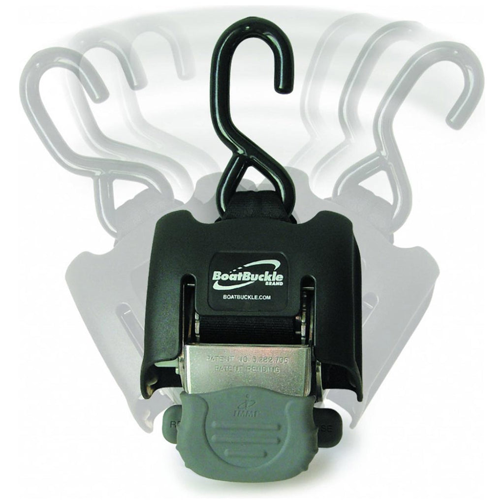 F14393 BoatBuckle Stainless Steel Retractable Bow Tie-Down (each)