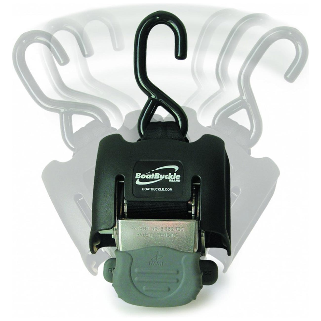 F14393 BoatBuckle Stainless Steel Retractable Bow Tie-Down (each)
