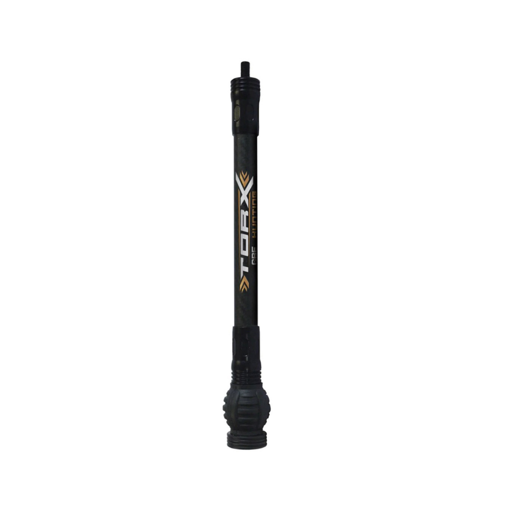 CBE 11″ Torx Stabilizer – High-Mod Carbon Bow Stabilizer w/ Dampener & Weight Kit