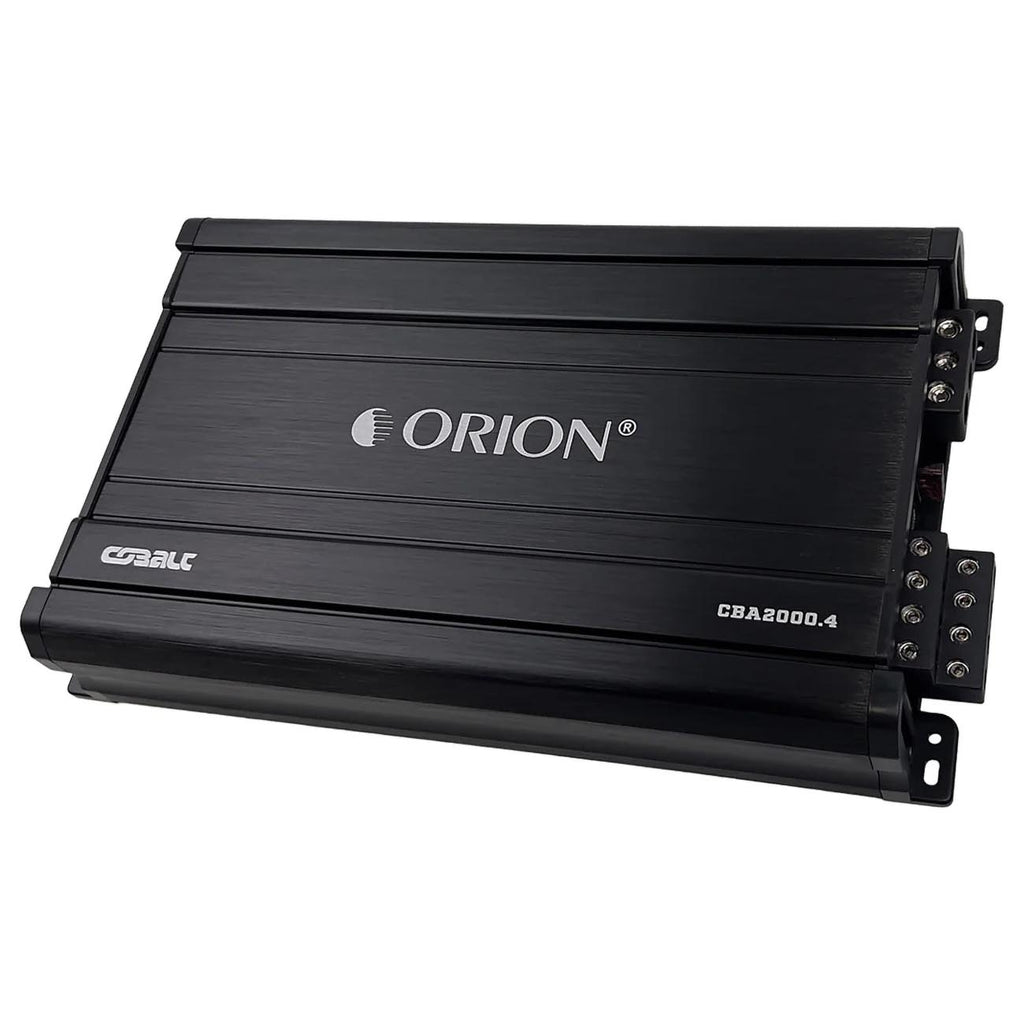 Orion Cobalt Series CBA2000.4 High Efficiency 4-Channel Class A/B Amplifier for Car Audio Stereo - 2000W High Output, 2/4 Ohm Stable, Adjustable Low/High Pass, Bass Boost, MOSFET Power Supply