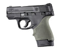 Hogue HandAll Beavertail Rubber Grip Sleeve for S&W Shield 9/40, Ruger LC9 / EC9, OD Green - 18401