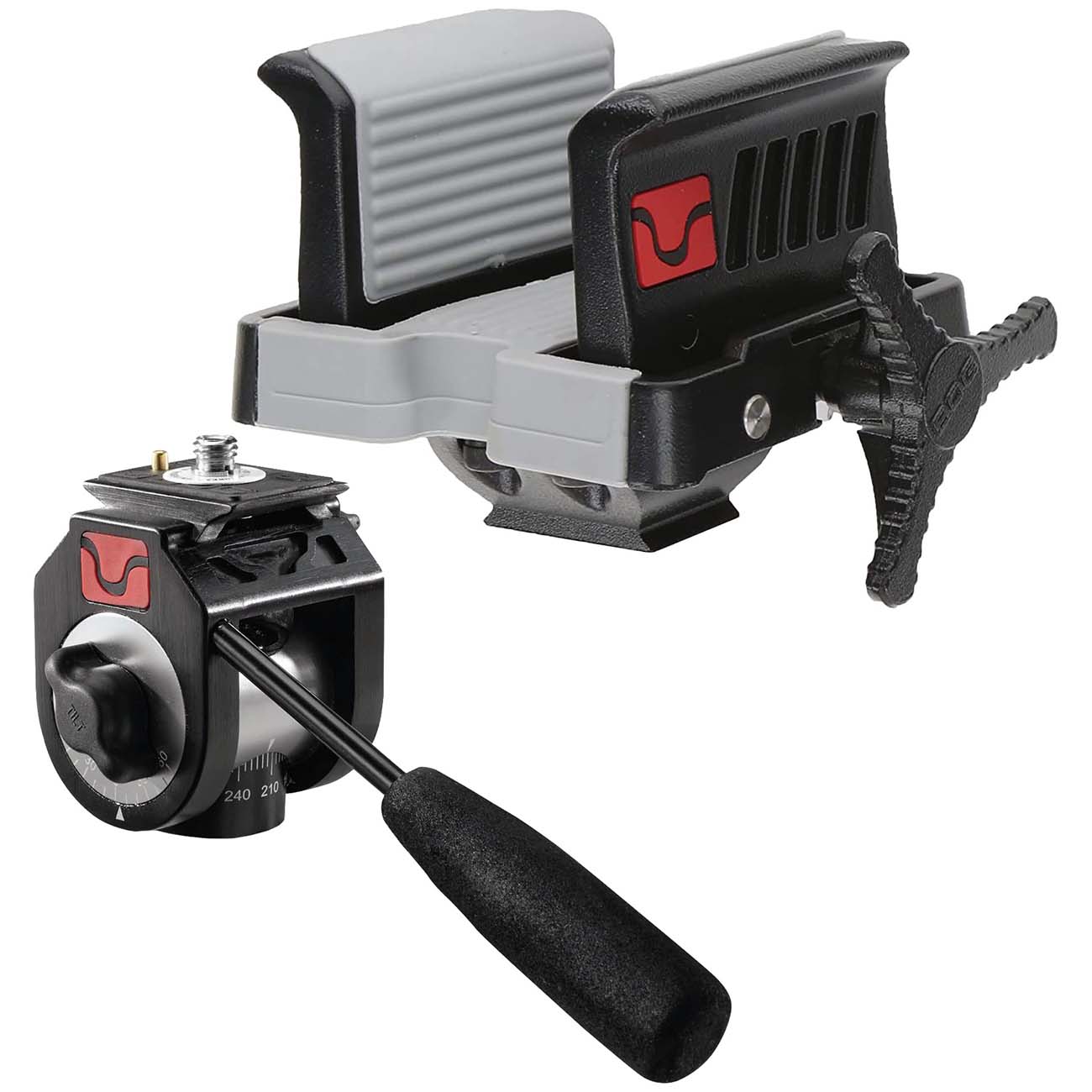BOG DeathGrip Ultralite and Great Divide Head Combo with Durable Aluminum and Magnesium Construction, Universal Gun Rest, Quick Adjustment, and Ultra-Smooth Movement for Hunting, Shooting, and Outdoor