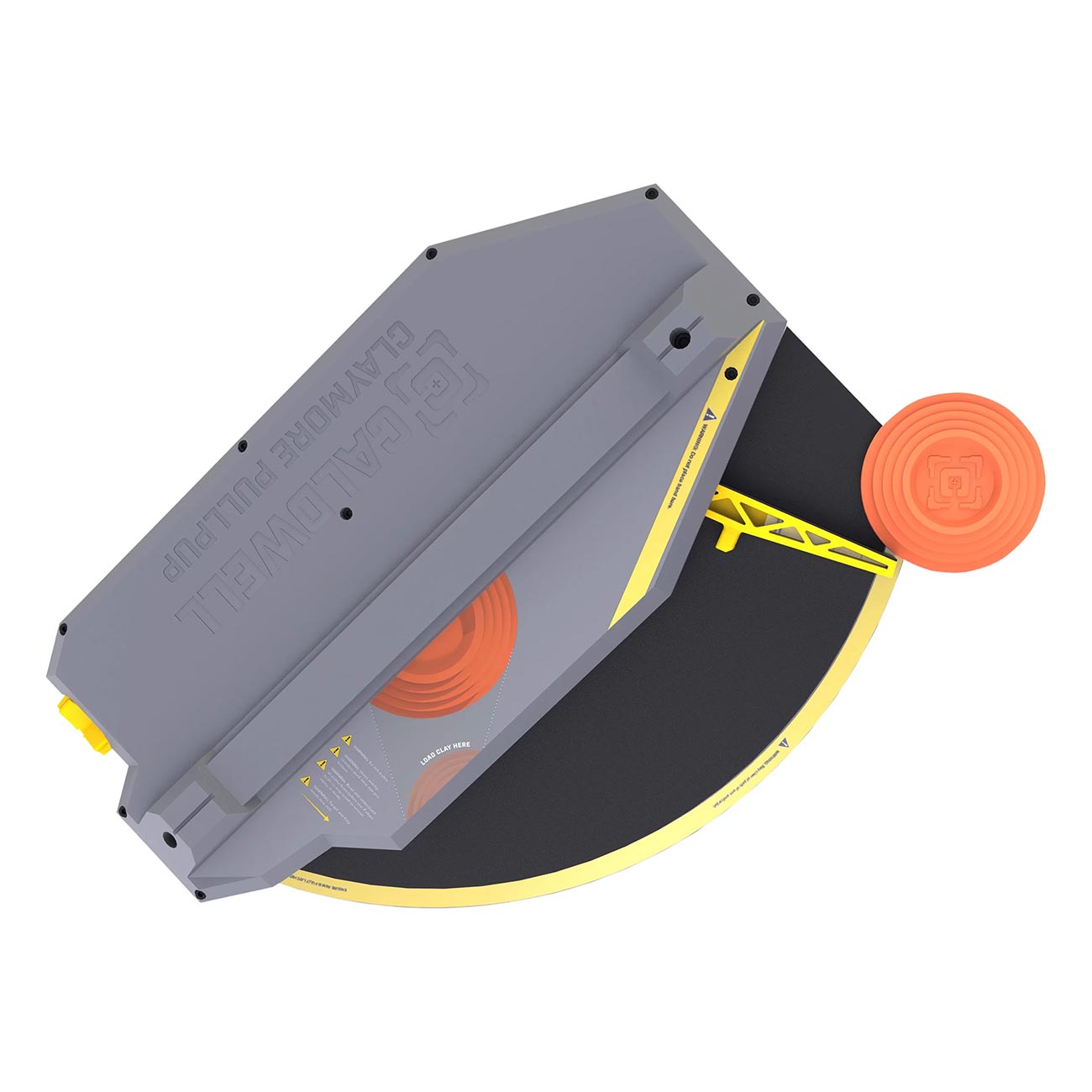 Caldwell Claymore Pull-pup with Handheld Design, Dual Grip Safeties, and Adjustable Spring Tension for Clay Shooting, Shooting Sports, Hunting