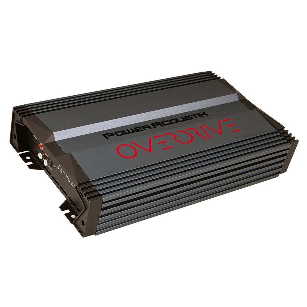 Power Acoustik OD13000 Overdrive Series 3000W Max Monoblock Amp – 1000W RMS @ 2Ω Class A/B Car Subwoofer Amplifier