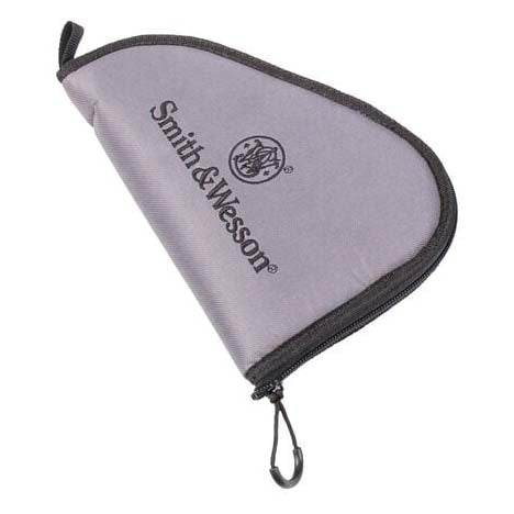 Smith & Wesson M&P Defender Handgun Case with Ballistic Fabric Construction and External Pockets for Shooting, Range, Storage and Transport , Black, Small