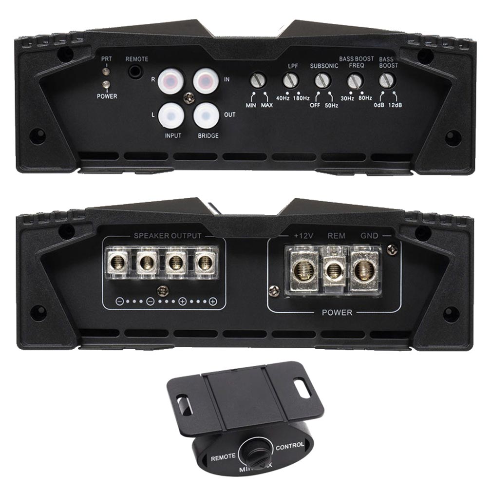 Power Acoustik OD13500D Monoblock Car Amplifier – 1300W RMS / 3500W Max