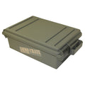 MTM ACR4-18 Ammo Crate Utility Box-Carry up to 65lbs of gear-Stackable design, double padlock for security - Water-resistant O-ring seal - Army Green