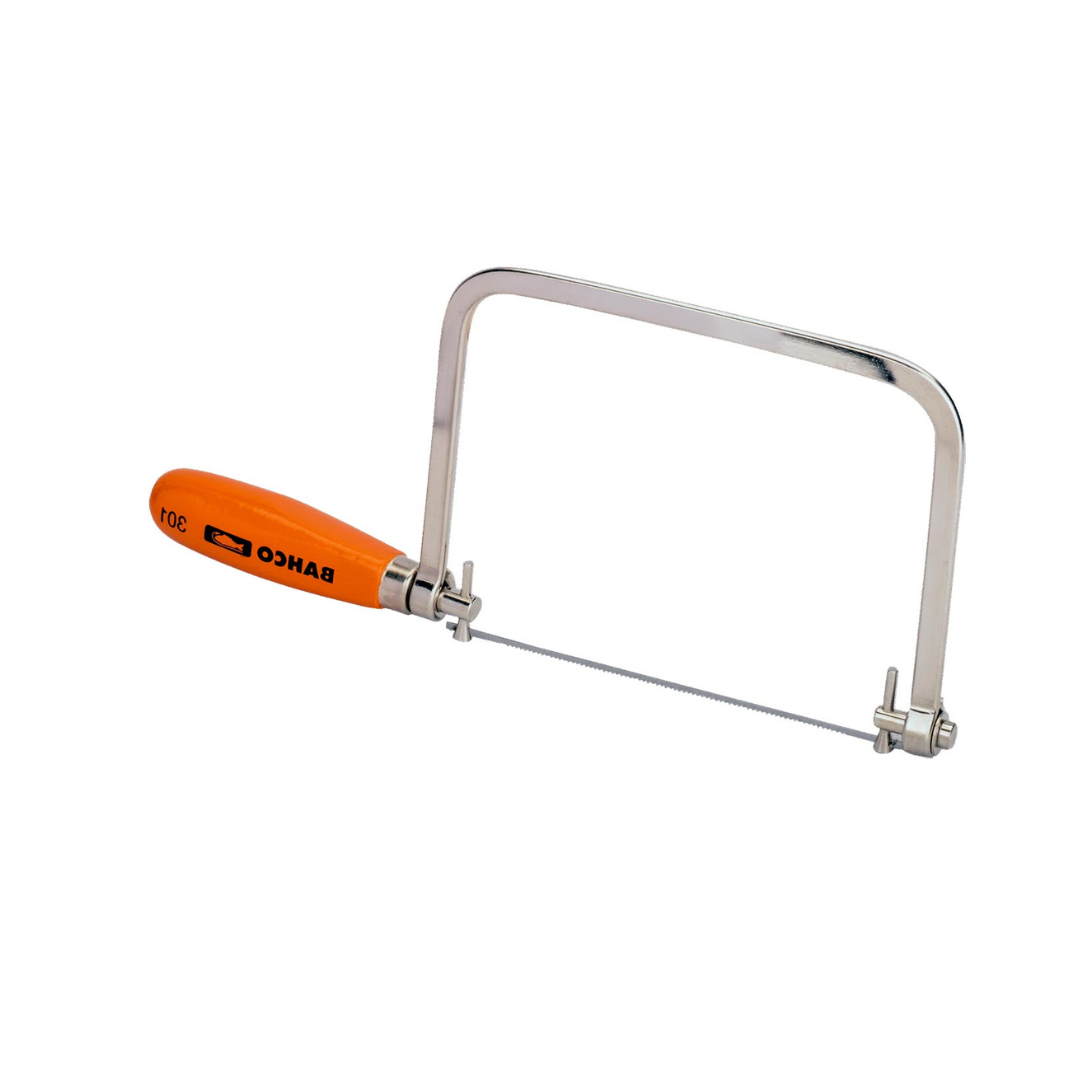 Bahco BAH301 6″ Coping Saw with Wooden Handle – High-Quality Fine Cut Saw
