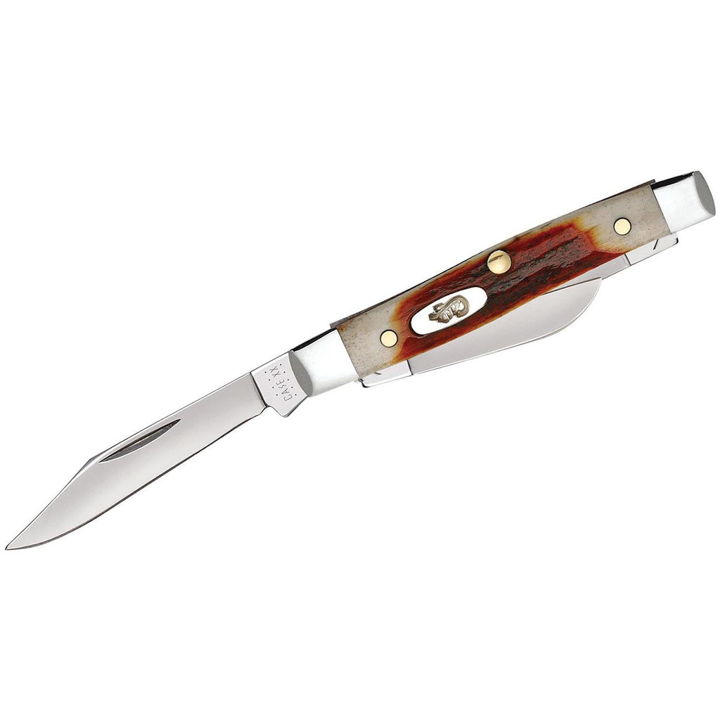 Case WR XX Pocket Knife Red Stag Small Stockman Item #9449 - (R5333 SS) - Length Closed: 2 5/8 Inches