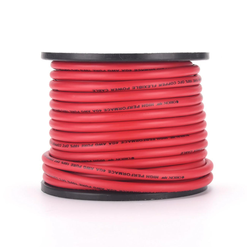 Orion XTR XPW4100R 4 Gauge Wire Roll (100ft) OFC Pure Copper - High Powered Car Audio/Amplifier Power & Ground Cable, Battery Cable, Stereo, Welding Battery, RV Trailer Wiring