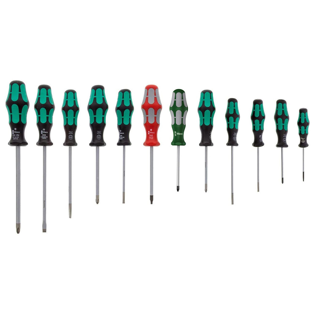 Wera 05347901001 Stainless Steel Screwdriver Set (12-Piece Set)