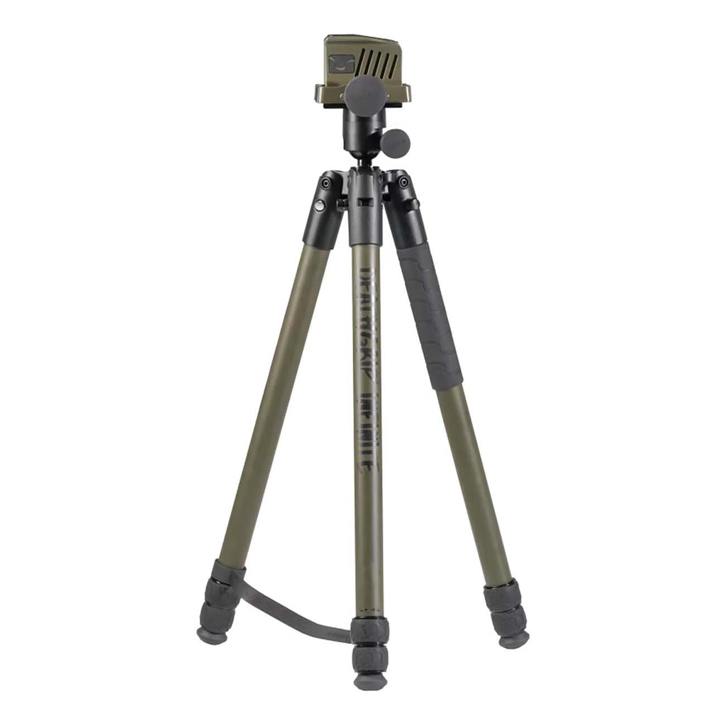 BOG DeathGrip Infinite Aluminum Tripod with Heavy Duty Construction, 360 Degree Ball Head, Quick-Release Arca-Swiss Mount System, and Optics Plate for Hunting, Shooting, Glassing, and Outdoors