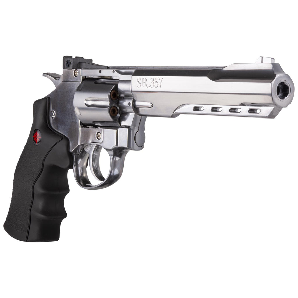 Crosman CRVL357S SR357 Full Metal CO2-Powered 6- Shot BB Revolver Air Pistol