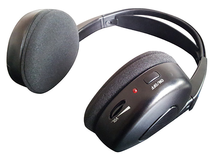 Audiovox Dual Channel Wireless Fold-Flat Headphones with Batteries