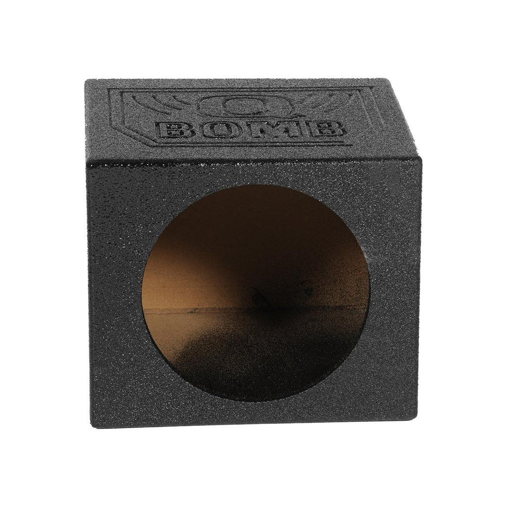 Qpower QBOMB15SSINGLE Single 15 Sealed Woofer Enclosure Withh Bed Liner Spray