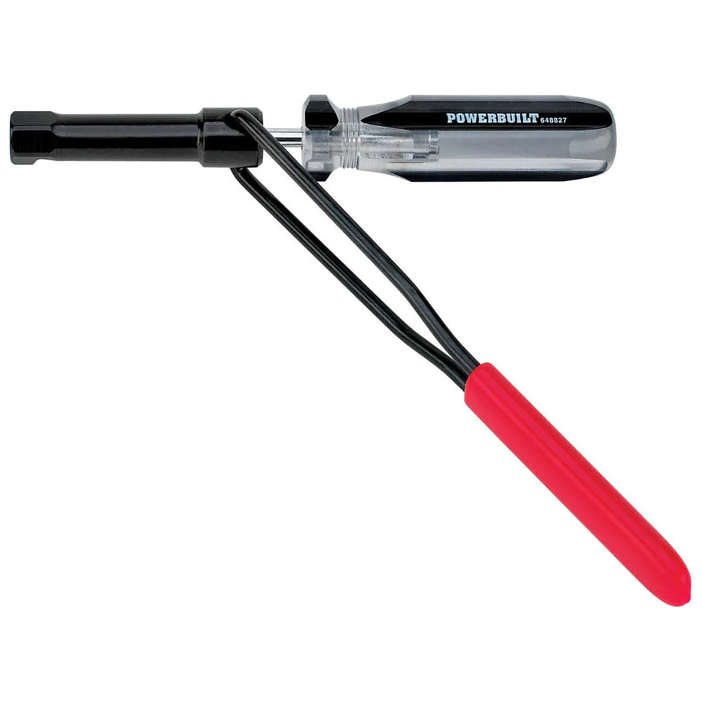 Powerbuilt 10 Millimeter Jam Nut Valve Adjustment Tool, Slotted Valve Adjusting Stud, Honda, Nissan, Toyota, Japanese Vehicle Engines - 648827