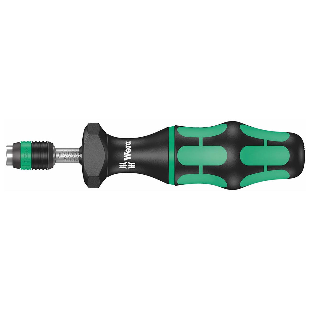 Wera 05074701001 Kraftform 7441 Hexagon Torque Screwdriver, 1/4" Head, 1.2-3.0 Nm Variable Torque Adjustment Range