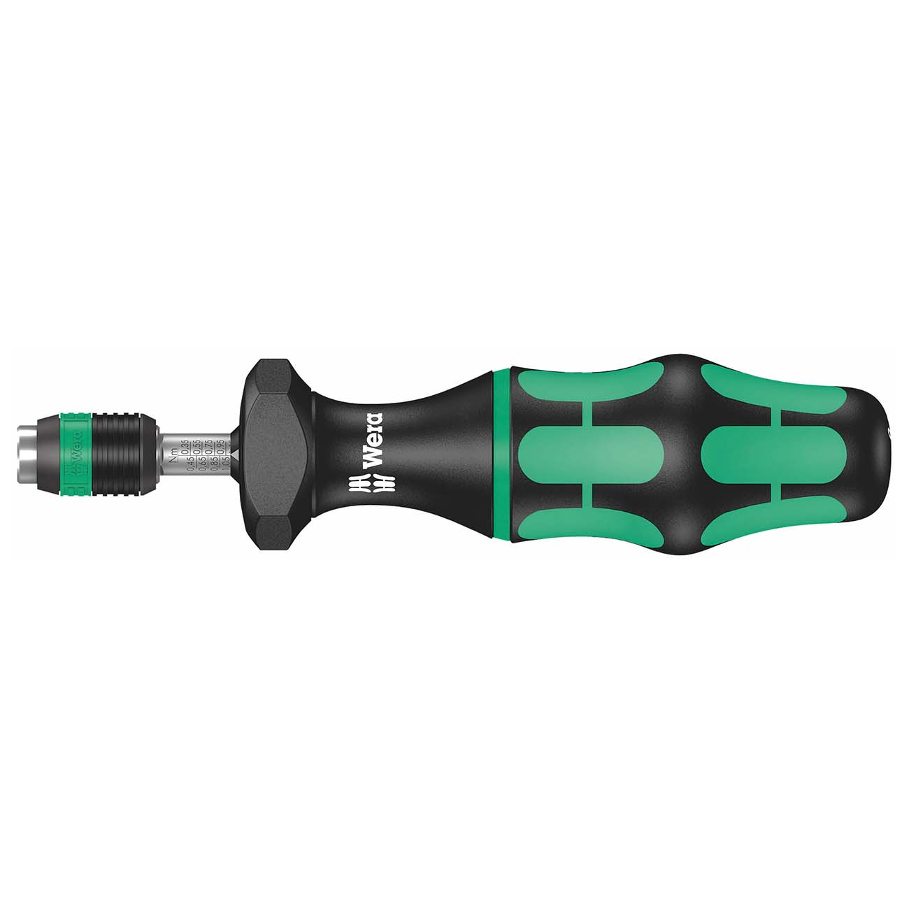 Wera 05074701001 Kraftform 7441 Hexagon Torque Screwdriver, 1/4" Head, 1.2-3.0 Nm Variable Torque Adjustment Range