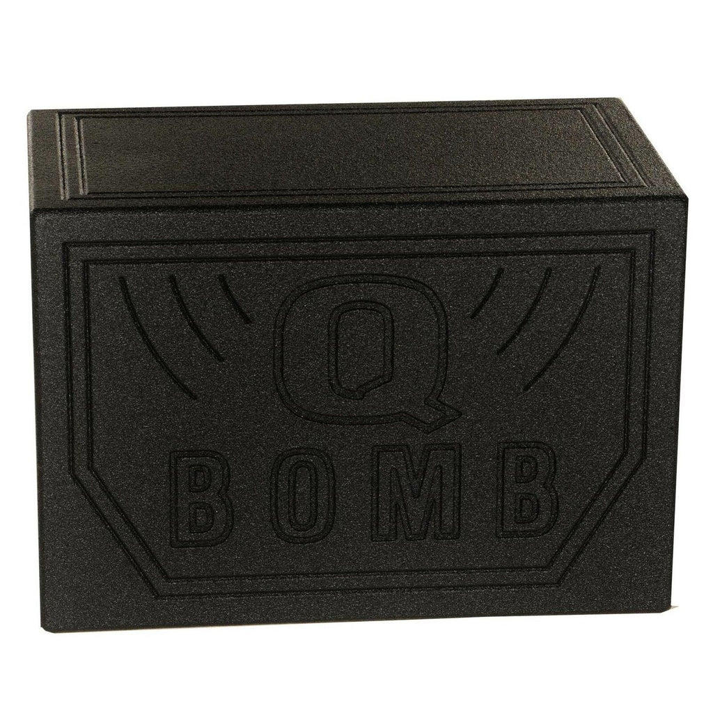 Rockville RQB8 Single 8" Side Ported Subwoofer Enclosure, Deep Bass, Bed Liner Finish, Durable MDF, for Car Audio Enthusiasts