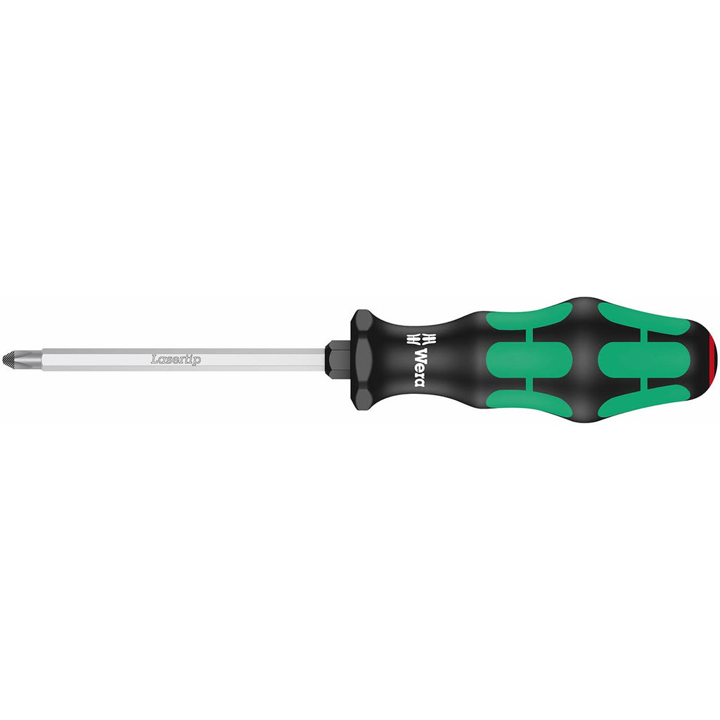 Wera 05008752001 Kraftform Plus 350 SK PH Phillips Screwdriver, Lasertip, PH 2 Head, 4" Blade Length