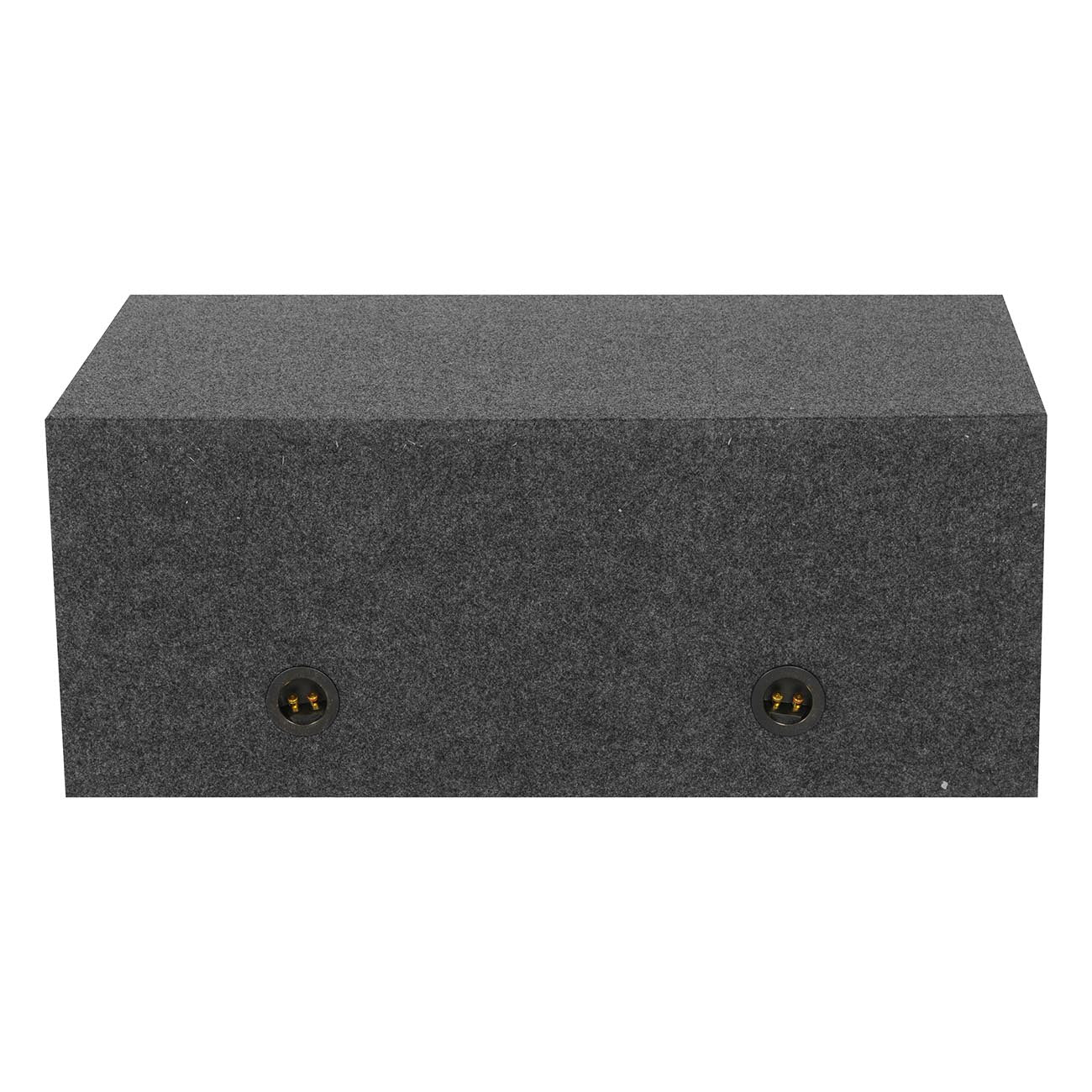 QPower QHD212VL Dual 12″ Large Slot-Ported Heavy-Duty Empty Woofer Box – 4.5 cu ft Dual Ported Subwoofer Enclosure