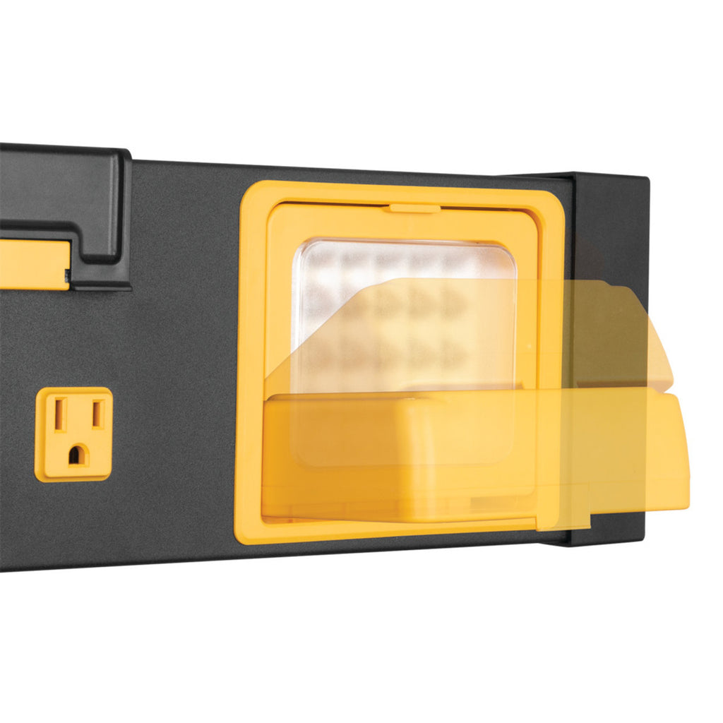 Performance Tool W2279 Commercial Grade Power Station with 6 Outlets, 2 USB Ports, Built-In Cradle, and LED Lights, Ideal for Workshops and Garages