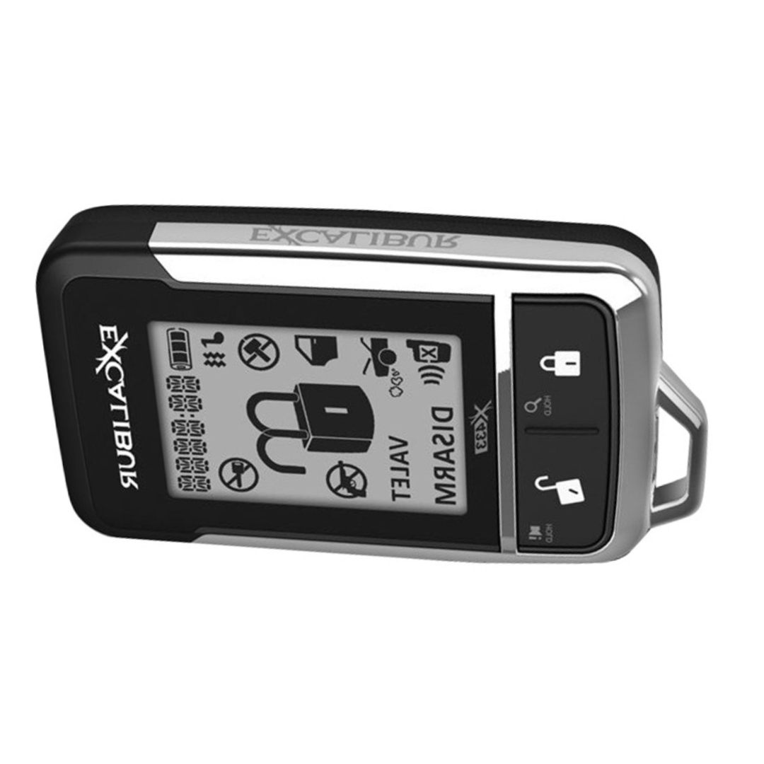 Excalibur 151003E 2-Way LCD Remote Transmitter – Compatible with AL18703DB Car Alarm System