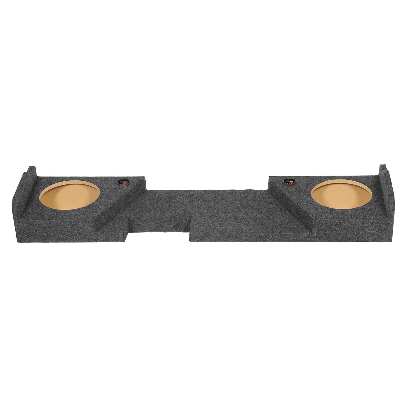 Q Power GMC122014DCAB Dual 12" Subwoofer Enclosure for 2014-2016 GMC Sierra and Chevy Silverado Double Cab Trucks