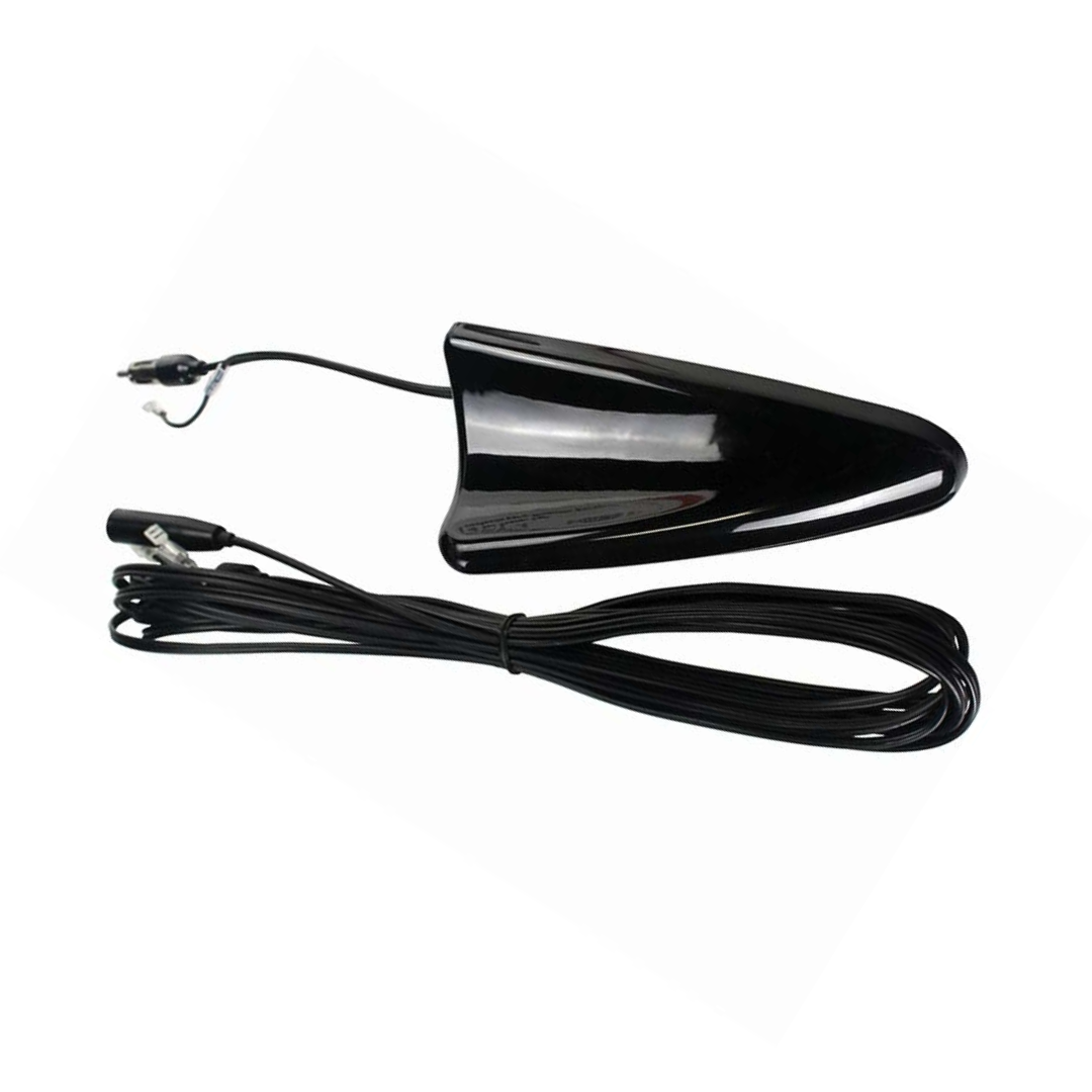 Nippon NA1544RF Roof Mount “Shark Fin” AM/FM Antenna with Built-in Amplifier & 16.5 ft Cable