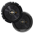 Pioneer A-Series Standard TS-A1671F 6.5” 3-Way Speakers (Pair) – 320W Max, Balanced Sound + Smooth Treble, Enhanced Bass, Ideal Factory Upgrade, Installation Adaptors Included