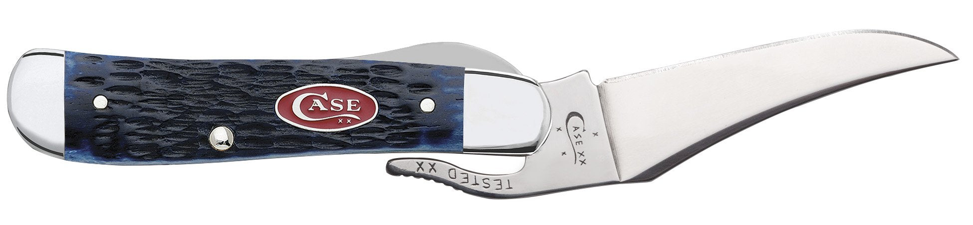 Case Knives RussLock Folding Pocket Knife Yellow Synthetic Handle Tru-Sharp Steel CASE7057